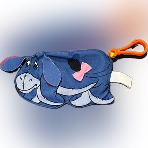Disney Winnie Pooh EEYORE Bag Charm Key Mask Tissue Case McDonalds McD Toy Purse